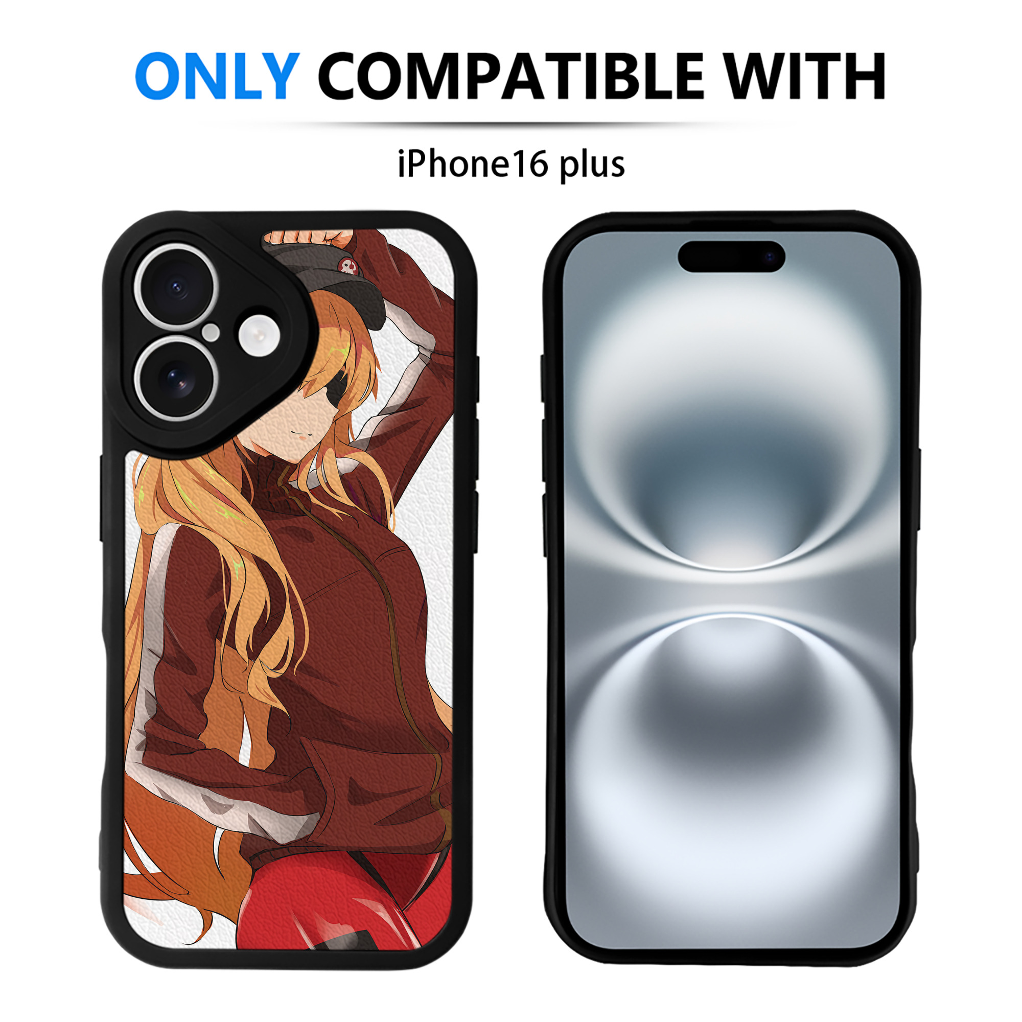 （画像用） EVA 新世紀エヴァンゲリオン 【iPhone 16シリーズ対応】シリコンスマホケース（レザー調） 材質：シリコン